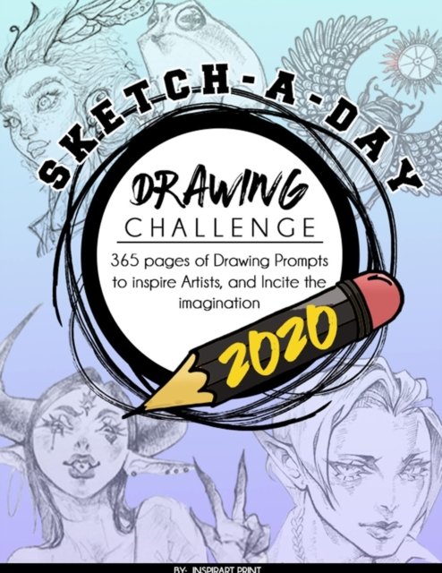 Cover for Ispirart Print · Sketch-A-Day Drawing Challenge 2020 (Pocketbok) (2021)