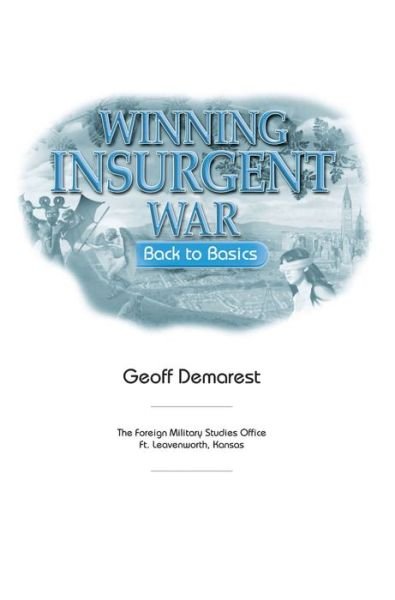 Cover for Geoff Benson · Winning Insurgent War (Hardcover Book) (2011)