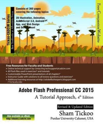 Cover for Prof Sham Tickoo Purdue Univ · Adobe Flash Professional CC 2015 (Paperback Bog) (2016)