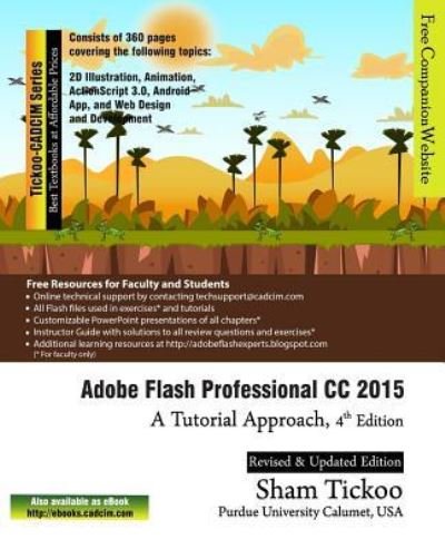 Cover for Prof Sham Tickoo Purdue Univ · Adobe Flash Professional CC 2015 (Paperback Book) (2016)