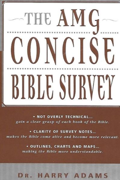 Cover for Harry Adams · The AMG Concise Bible Survey (Paperback Book) (2017)