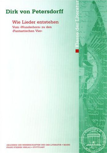 Cover for Dirk Von Petersdorff · Wie Lieder Entstehen (Paperback Book) (2009)