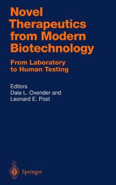 Cover for A Abuchowski · Novel Therapeutics from Modern Biotechnology: From Laboratory to Human Testing - Handbook of Experimental Pharmacology (Hardcover Book) [1999 edition] (1998)