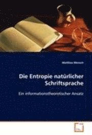 Cover for Mensch · Die Entropie natürlicher Schrift (Book)