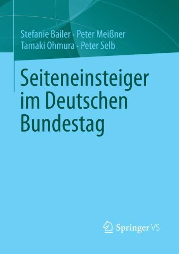 Cover for Stefanie Bailer · Seiteneinsteiger Im Deutschen Bundestag (Paperback Book) [2013 edition] (2013)
