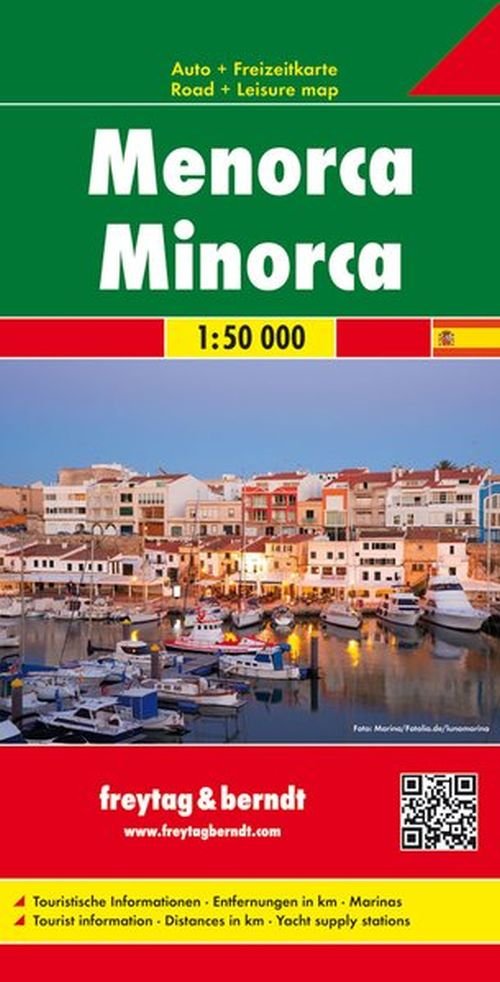 Cover for Freytag &amp; Berndt · Menorca Road Map 1:50.000 (Map) (2015)