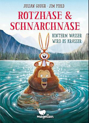 Cover for Julian Gough · Rotzhase &amp; Schnarchnase - Hinterm Wasser wird es krasser (Book) (2024)