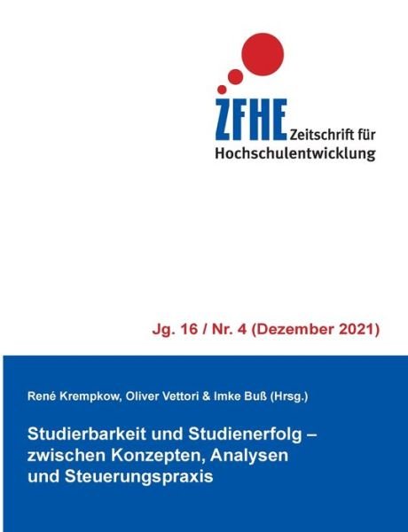 Cover for Ren Krempkow · Studierbarkeit und Studienerfolg (Pocketbok) (2021)