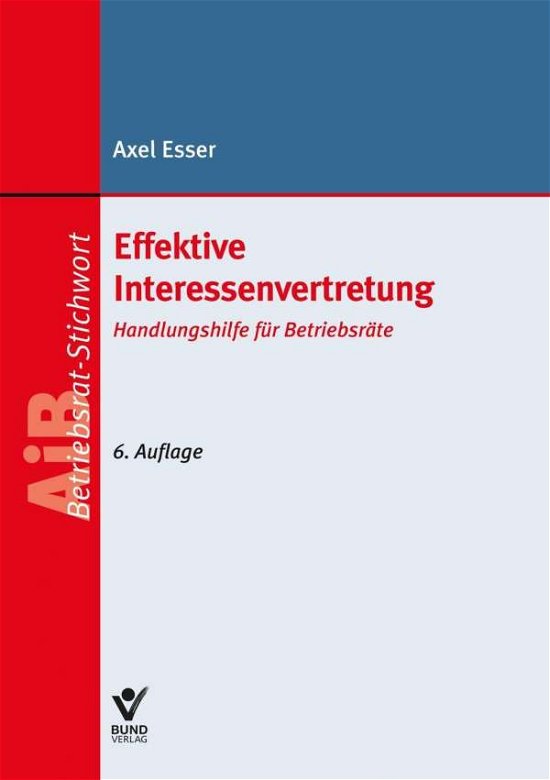 Cover for Esser · Effektive Interessenvertretung (Book)