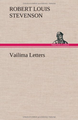 Cover for Robert Louis Stevenson · Vailima Letters (Innbunden bok) (2012)