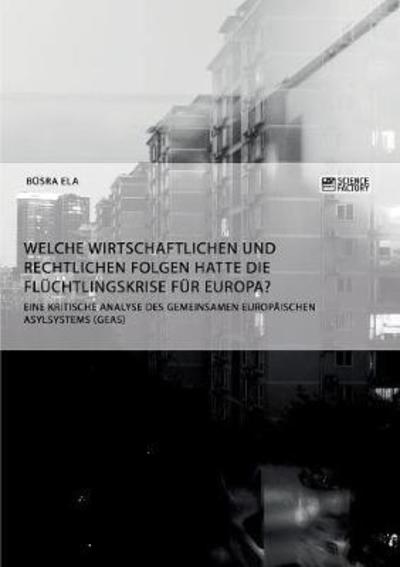 Welche wirtschaftlichen und rechtli - Ela - Books -  - 9783956873256 - May 8, 2018