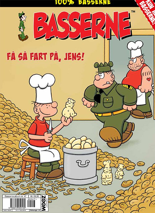 Cover for Mort Walker · Basserne -  Få så fart på, Jens! (Hæftet bog) [1. udgave] (2019)