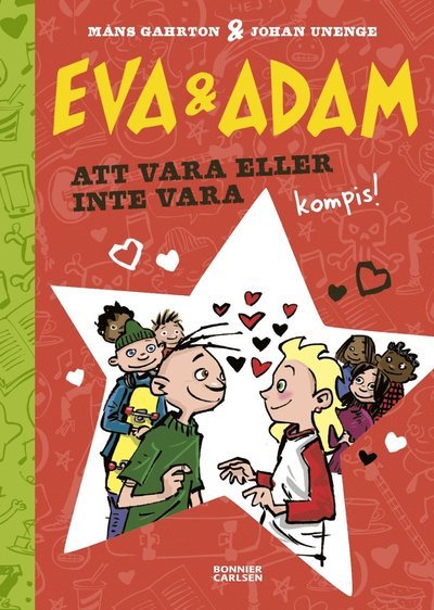 Cover for Johan Unenge · Nya Eva &amp; Adam: Att vara eller inte vara kompis (Landkarten) (2021)