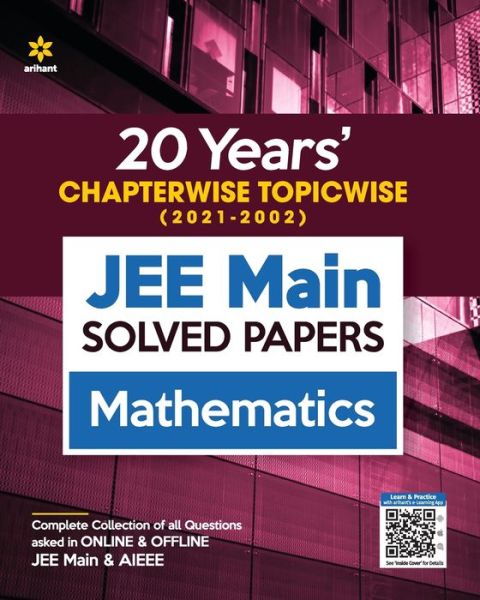 JEE Main Chapterwise Mathematics - Arihant Experts - Books - Arihant Publication India Limited - 9789325796256 - November 23, 2021