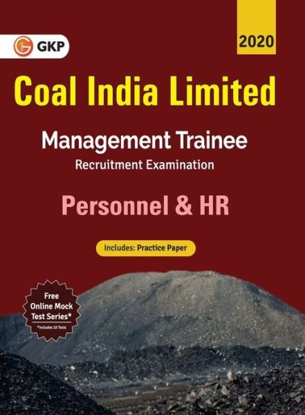 Cover for Gkp · Coal India Ltd. 2019-20 : Management Trainee - Personnel &amp; HR (Paperback Book) (2020)