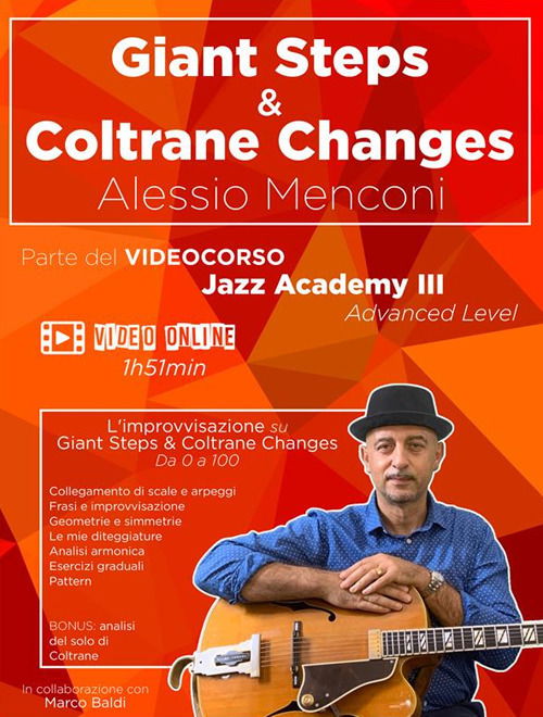 Cover for Alessio Menconi · Giant Steps &amp; Coltrane Changes. Improvvisazione Su Giant Steps E Coltrane Changes. Da 0 A 100 (Book)