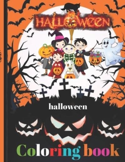 Cover for Sr Creation · Halloween coloring book (Paperback Book) (2020)