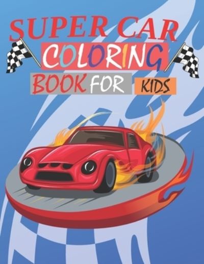 Cover for Marke Yt · Supercar Coloring Book for kids (Paperback Book) (2021)