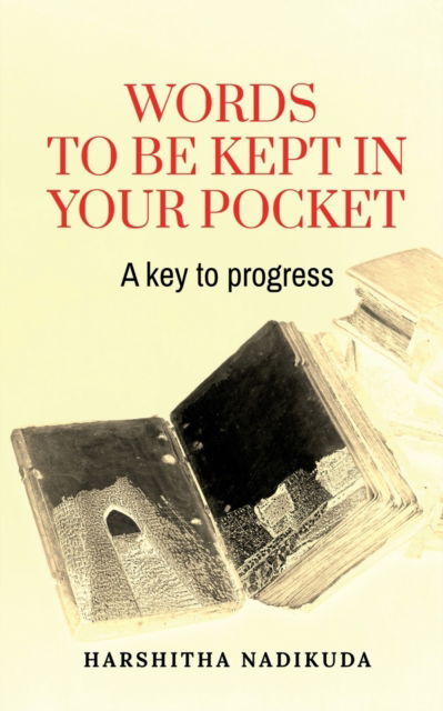 Cover for Harshitha Nadikuda · Words to be kept in your pocket (Paperback Book) (2022)