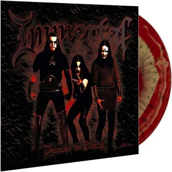 Cover for Immortal · Damned In Black (Red / Gold Vinyl LP) (LP)