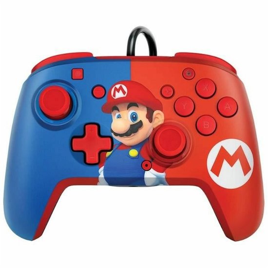 Cover for Pdp Nintendo Switch Faceoff Deluxe Controller + Audio · PDP Controller Faceoff     Deluxe+Audio Mario (Tilbehør) (2021)