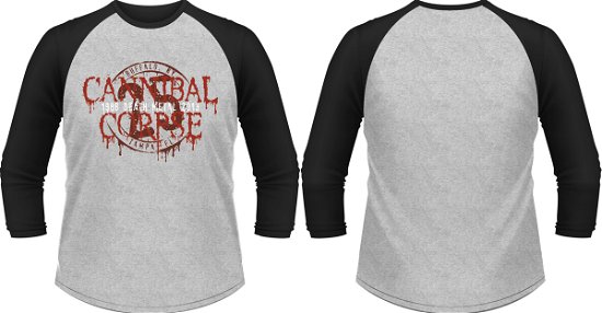 Cover for Cannibal Corpse · 25 Years Baseball Longsleeve Grey / Black (T-shirt) [size XL] (2013)