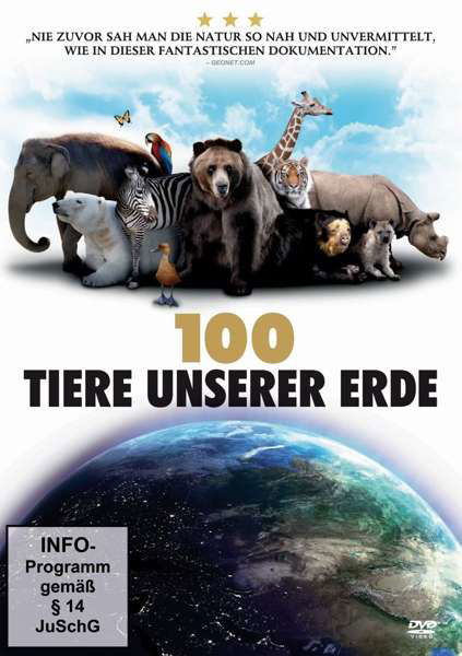 Cover for Doku · 100 Tiere Unserer Erde (DVD) (2013)