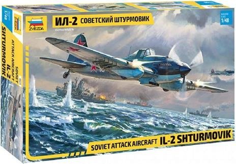 Cover for Zvezda · ZVEZDA - 1/48 Il-2 Stormovik (9/20) * (Leksaker)