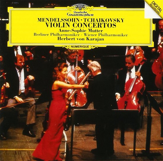 Cover for Anne-Sophie Mutter&amp;Herbert · Mendelssohn &amp; Tchaikovsky: Violin Concertos (CD) [Japan Import edition] (2008)