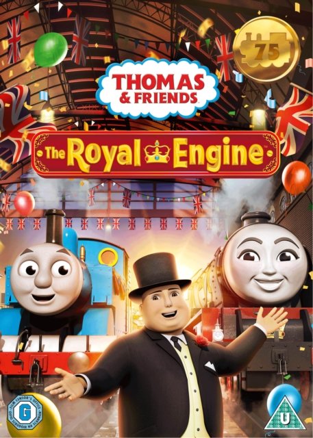 Cover for Thomas  the Royal Engine · Thomas and Friends - The Royal Engine (DVD) (2020)