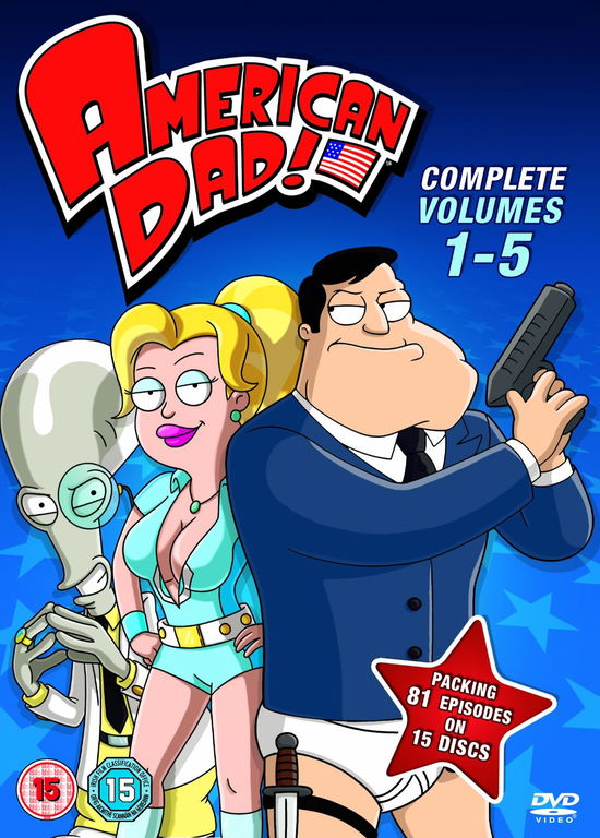 Cover for Seth MacFarlane · American Dad Season 1-5 (DVD)