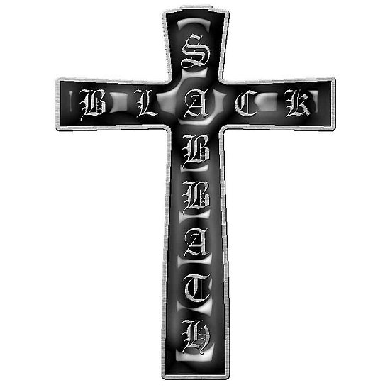 Black Sabbath Pin Badge: Cross (Enamel In-Fill) - Black Sabbath - Produtos - PHM - 5055339787257 - 28 de outubro de 2019
