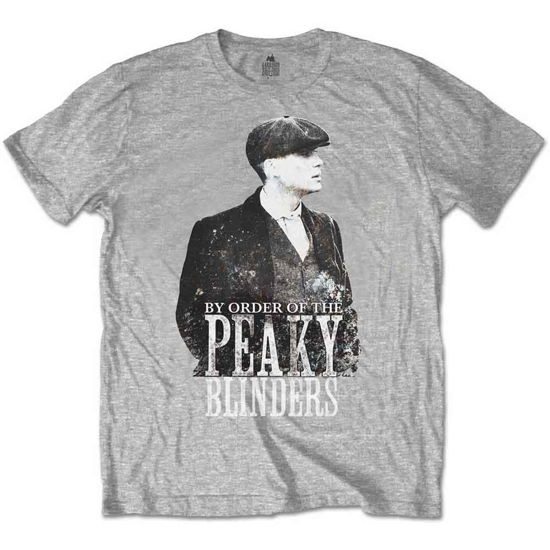 Peaky Blinders Unisex T-Shirt: Grey Character - Peaky Blinders - Koopwaar -  - 5056170664257 - 