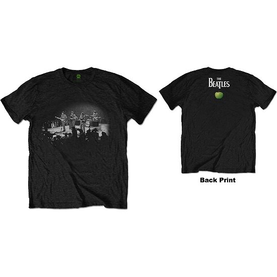 Cover for The Beatles · The Beatles Unisex T-Shirt: Live in DC (Back Print) (T-shirt) [size L] [Black - Unisex edition]