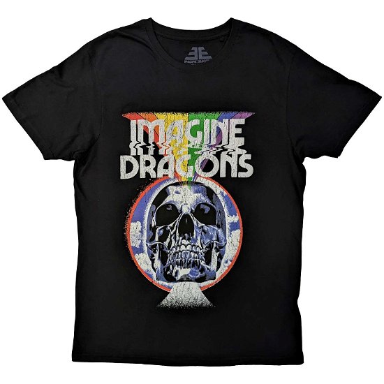 Imagine Dragons Unisex T-Shirt: Skull - Imagine Dragons - Mercancía -  - 5056561095257 - 