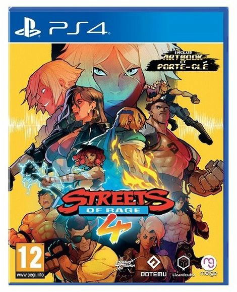 Cover for Merge Games · Streets of Rage 4 (PS4) (2020)