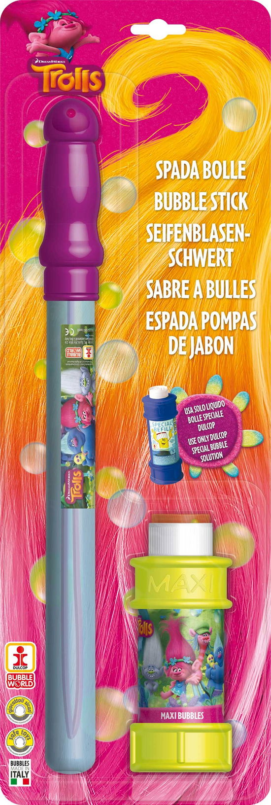 Cover for Dulcop Bolle Di Sapone · Dulcop Bolle Di Sapone - Spada Bolle Media 36 Cm - Trolls - Blister 1 Pz 175 Ml (MERCH)