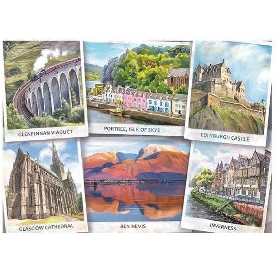 Cover for Falcon · Greetings From Scotland (1000 Stukjes) (Jigsaw Puzzle)