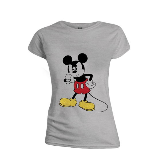 T-shirt - Mickey Mouse Angry Face - Girl - Disney - Merchandise -  - 8720088270257 - 7. februar 2019