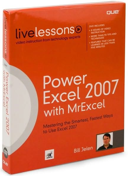 Cover for Bill Jelen · Power Excel 2007 with MrExcel (Video Training) - LiveLessons (Book) (2008)