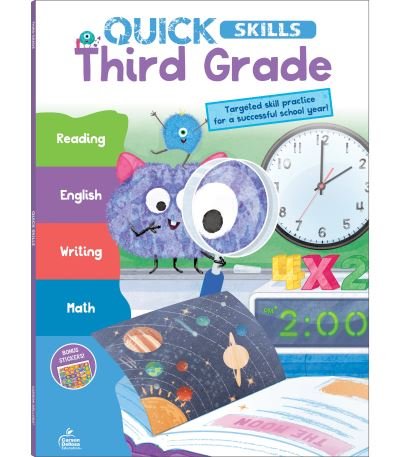 Cover for Carson Dellosa Education · Quick Skills Third Grade Workbook (Book) (2023)