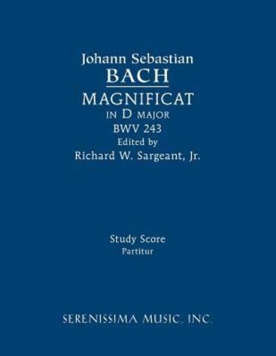 Cover for Johann Sebastian Bach · Magnificat in D major, BWV 243 (Paperback Book) (2018)