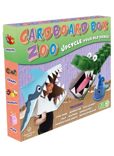 Cover for Igloo Books · Cardboard Box Zoo - Children’s Arts and Crafts Activity Kit (Paperback Bog) (2022)