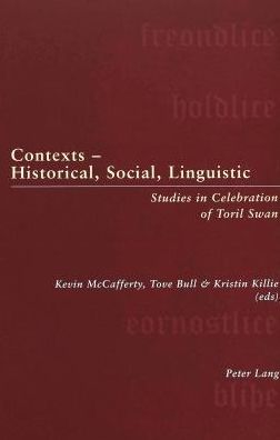 Contexts - Historical, Social, Linguistic: Studies in Celebration of Toril Swan - - Books - Verlag Peter Lang - 9783039106257 - September 28, 2005