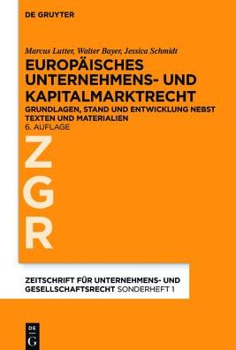 Cover for Lutter · Europäisches Unternehmens- und K (Buch) (2017)