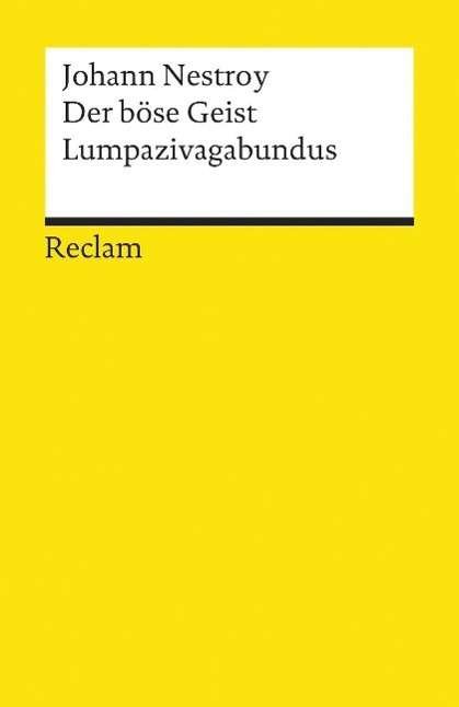 Cover for Nestroy · Der Bose Geist Lumpazivagabundus (Buch)
