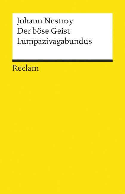 Cover for Nestroy · Der Bose Geist Lumpazivagabundus (Buch)