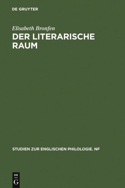 Cover for Elisabeth Bronfen · Der Literarische Raum (Hardcover Book) (1986)