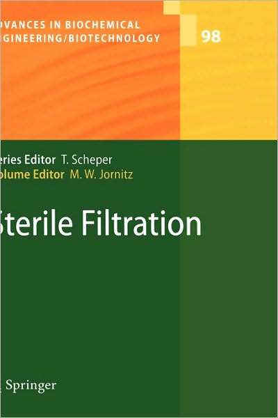 Cover for Maik W Jornitz · Sterile Filtration - Advances in Biochemical Engineering / Biotechnology (Hardcover Book) [2006 edition] (2006)