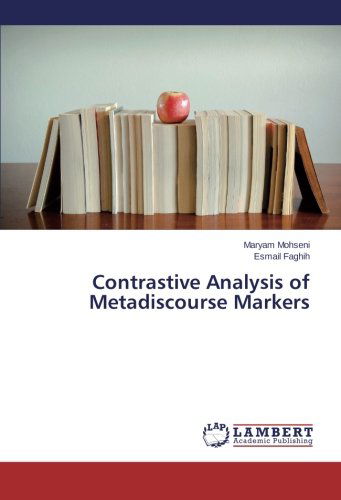 Cover for Esmail Faghih · Contrastive Analysis of Metadiscourse Markers (Pocketbok) (2014)